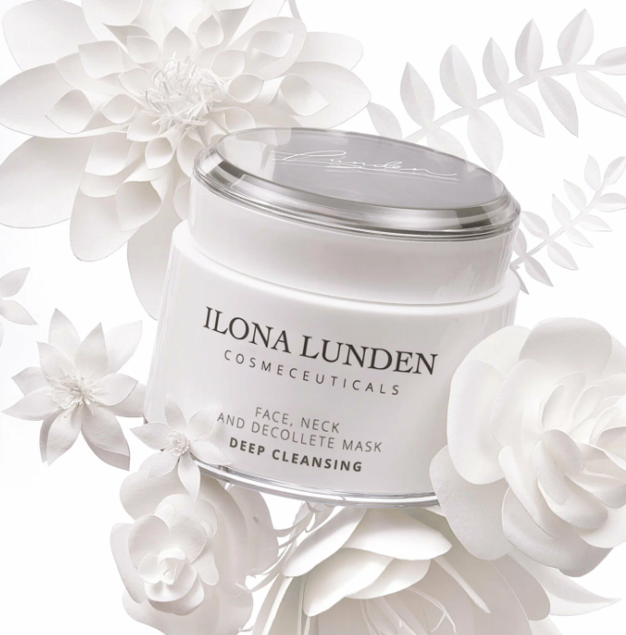 ILONA LUNDEN Очищающая маска для кожи лица, шеи и линии декольте 50мл New