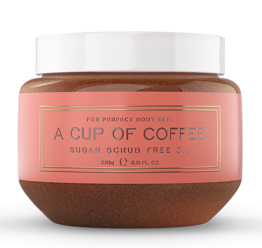 SPACE IN TAN Сахарный скраб для тела без масла, a cup of coffee