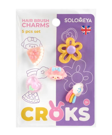 Solomeya Набор украшений для расчески, Радуга, 5 шт.