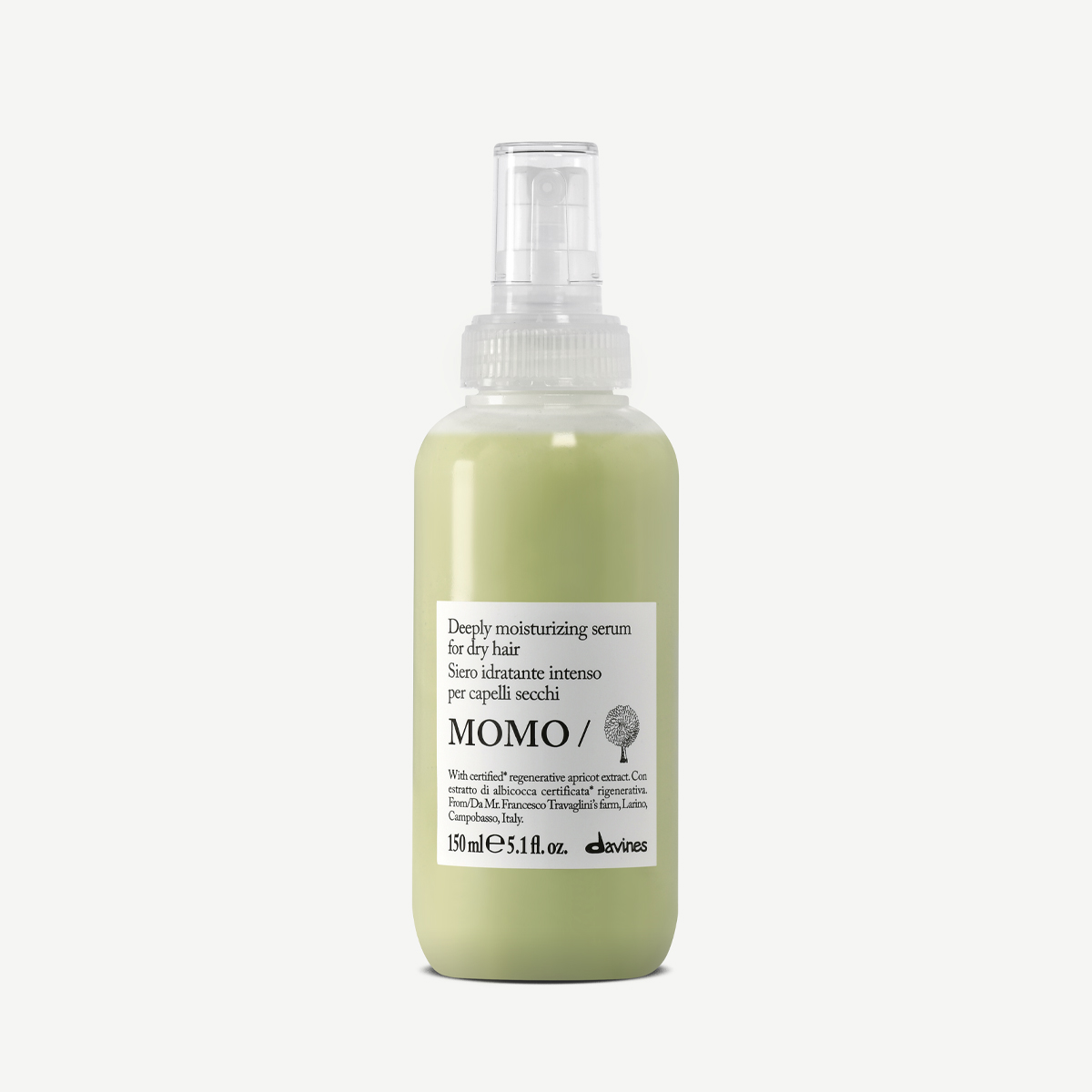 Davines. MOMO Увлажняющая сыворотка для сухих и нормальных волос 150 мл