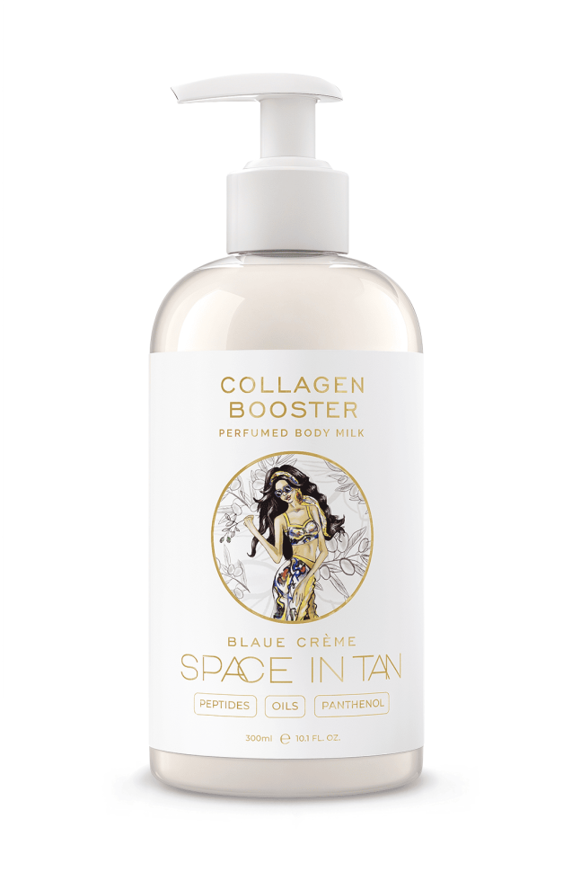 SPACE IN TAN Молочко с пептидами, маслом жожоба, оливы и пантенолом COLLAGEN BOOSTER 300 мл