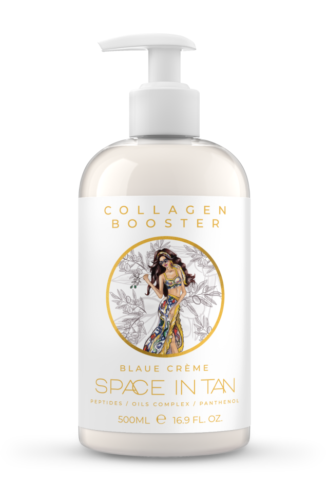 SPACE IN TAN Молочко с пептидами, маслом жожоба, оливы и пантенолом COLLAGEN BOOSTER 500 мл
