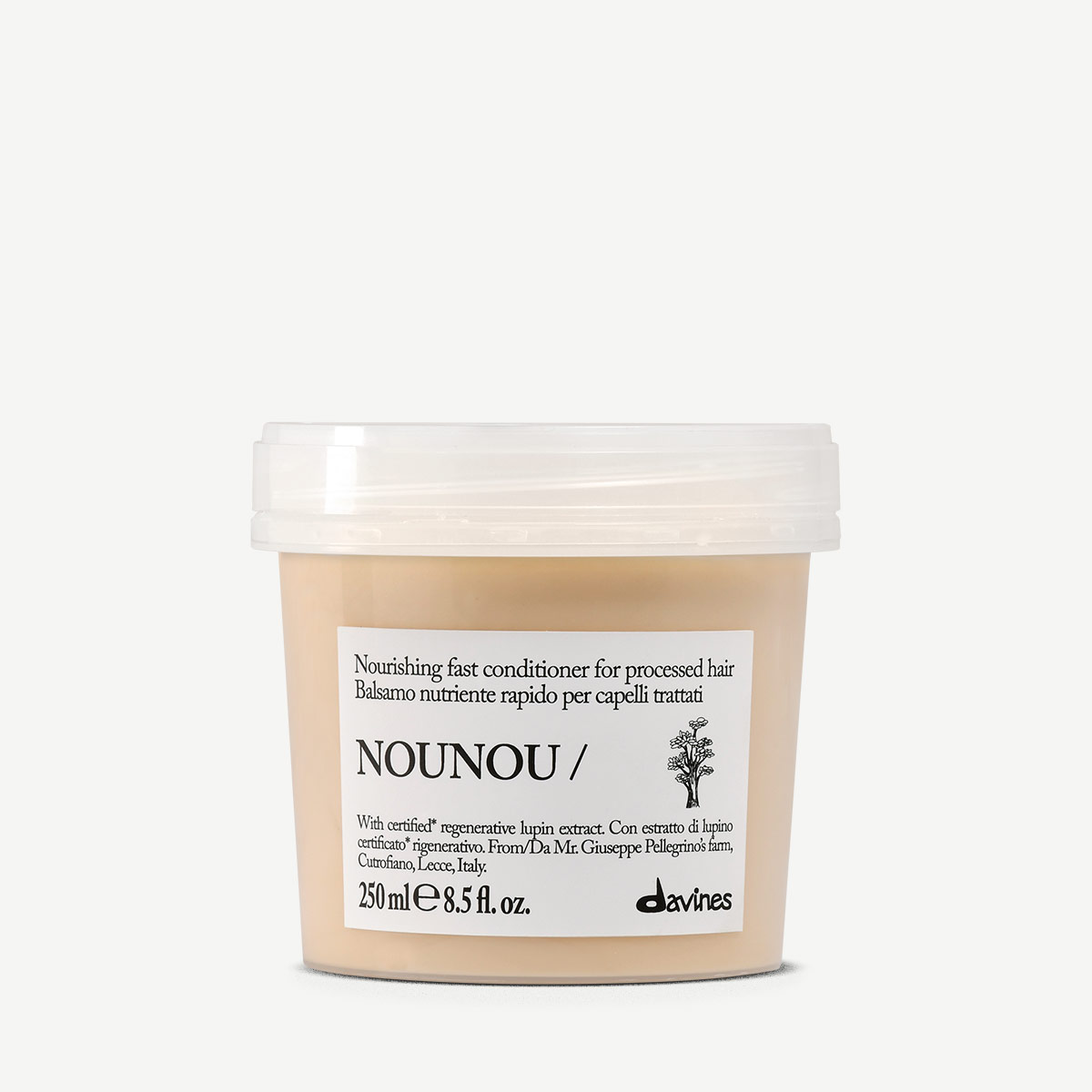 Davines. NOUNOU Питательный экспресс-кондиционер для химически поврежденных волос 250 мл