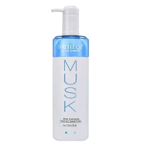MOCHEQI MUSK Шампунь холодный лёд для всех типов волос, 738мл
