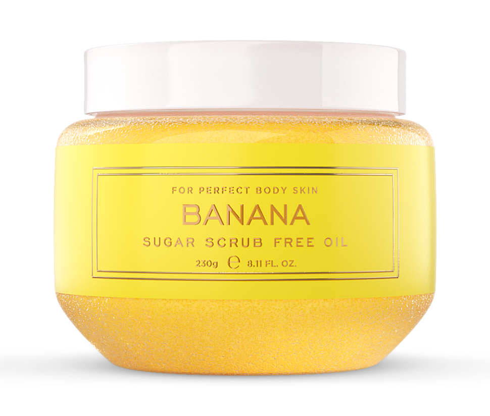 SPACE IN TAN Сахарный скраб для тела без масла, banana