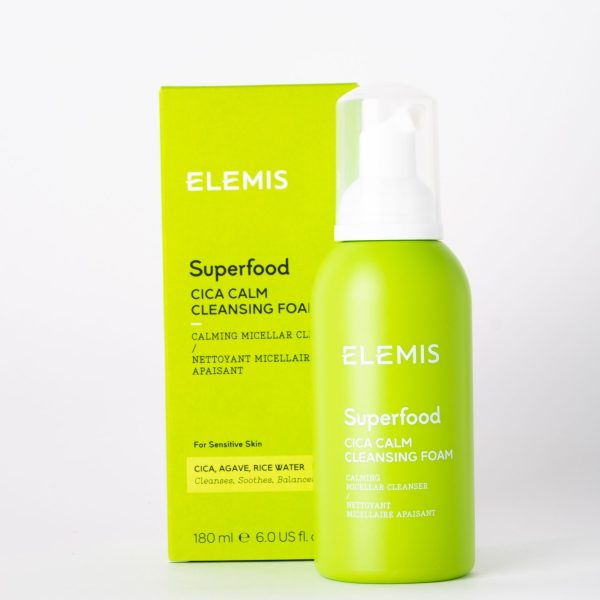 ELEMIS Успокаивающая пенка для умывания с экстактом центеллы Азиатской СуперФуд 180 мл