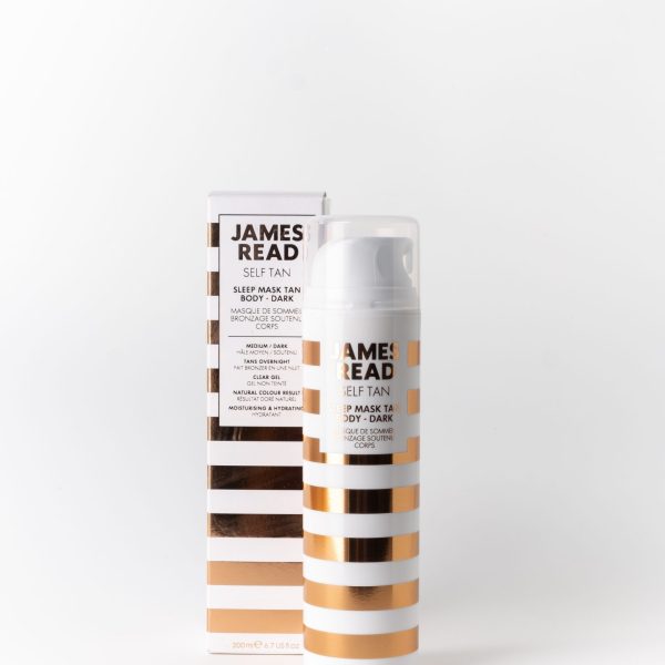JAMES READ Ночная маска для тела уход и загар темная / Sleep Mask Tan Body - Dark 200ml