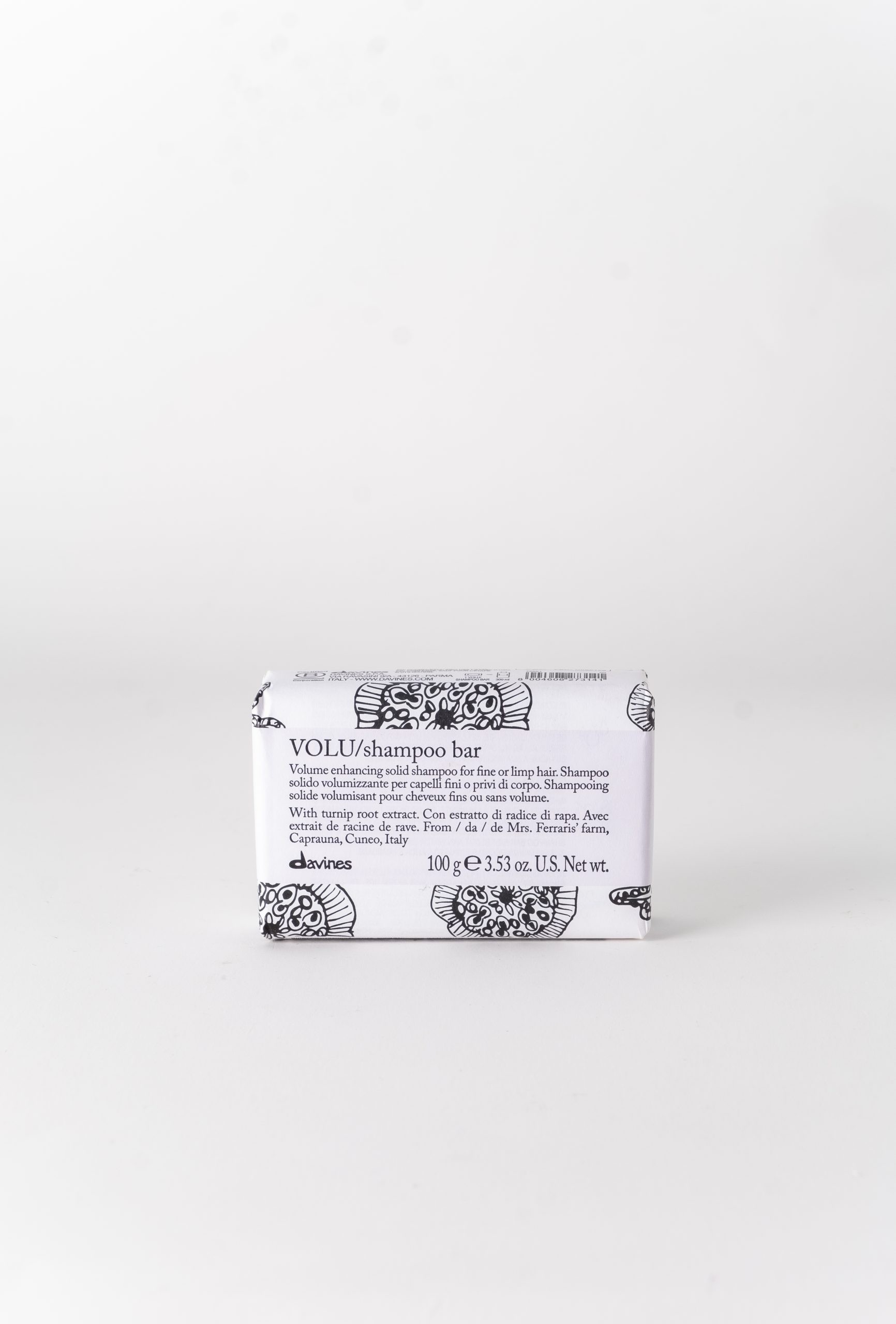 davines-53 DAVINES Essential Haircare VOLU Твёрдый шампунь для придания объема волосам — изображение 1