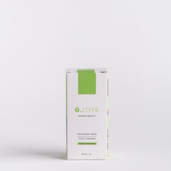 G.LOVE Маска-пудра для лица с витамином С и энзимами Глубокое очищение VITA C ANANAS. 10*1g