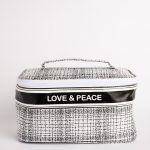 Дорожная косметичка-органайзер (белая) Luxury High Quality Travel Makeup Cosmetic Bags White