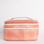 Дорожная косметичка-органайзер (розовая) Luxury High Quality Travel Makeup Cosmetic Bags Pink