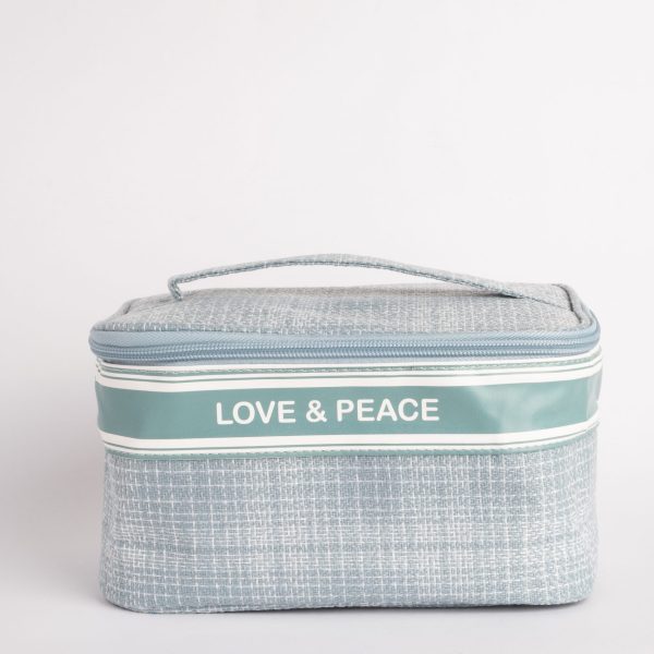 Дорожная косметичка-органайзер (голубая) Luxury High Quality Travel Makeup Cosmetic Bags Blue