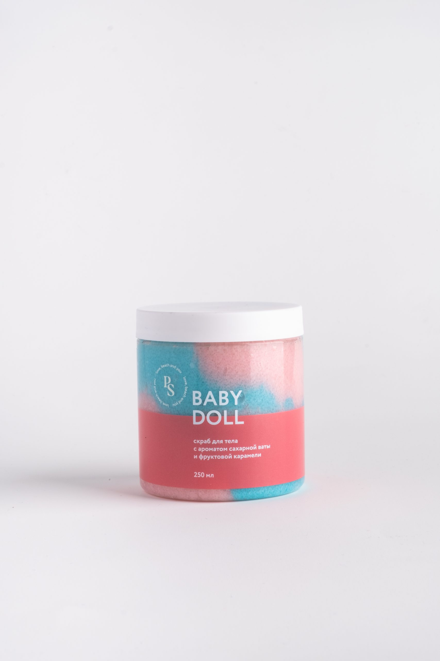 Everglow-18 TASHA скраб для тела BABY DOLL с ароматом сахарной ваты и фруктовой карамели — изображение 1