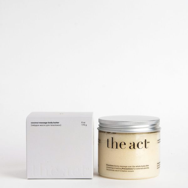 The Act Твердое масло для тела Кокос/ Coconut body butter, 180гр