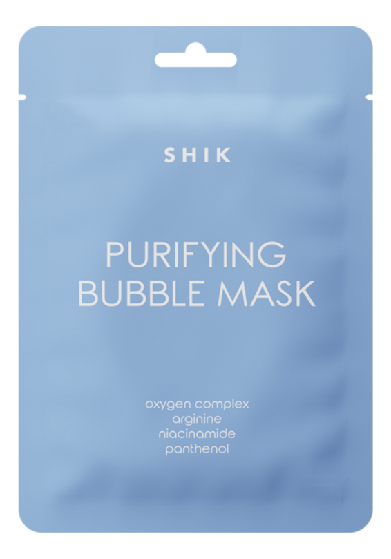 1 (4) SHIK Тканевая очищающая маска-пена для лица / PURIFYING BUBBLE MASK — изображение 1