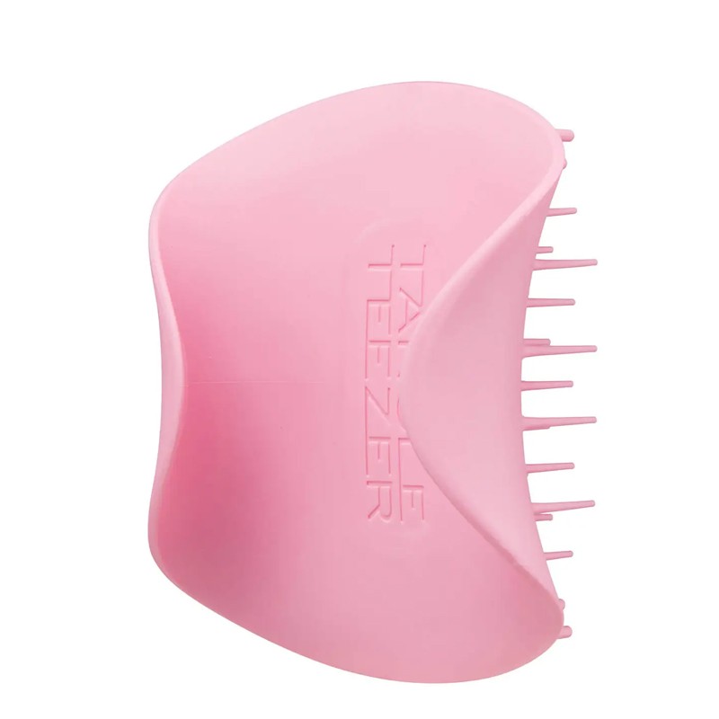 2-10 TANGLE TEEZER Щетка для массажа головы The Scalp Exfoliator and Massager Pretty Pink — изображение 1