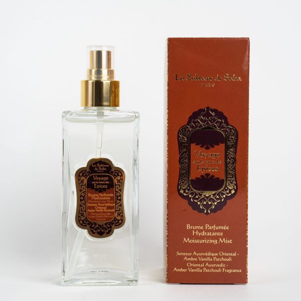 La Sultane de Saba Парфюмированный увлажняющий спрей для тела Амбра, Ваниль и Пачули, 200мл