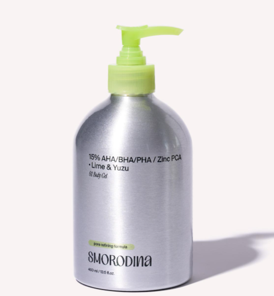 SmoRodina Гель для душа с кислотами и цинком, 400 мл