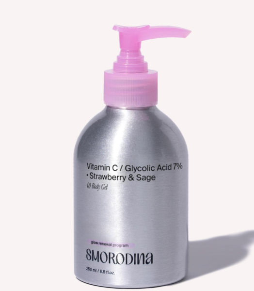 SmoRodina Гель для душа с витамином С и гликолевой кислотой, 250 мл