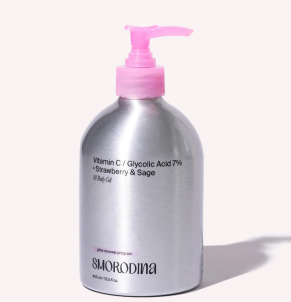 SmoRodina Гель для душа с витамином С и гликолевой кислотой, 400 мл