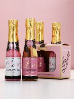 SIMALAND Подарочный набор "Love Champagne", гель для душа и соль для ванны во флаконах шампанское — изображение 2