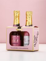 SIMALAND Подарочный набор "Love Champagne", гель для душа и соль для ванны во флаконах шампанское