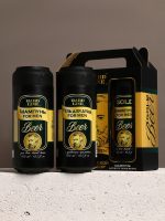 W/SIMALAND Подарочный набор "Gold Beer", гель для душа и шампунь для волос, 2х400 мл