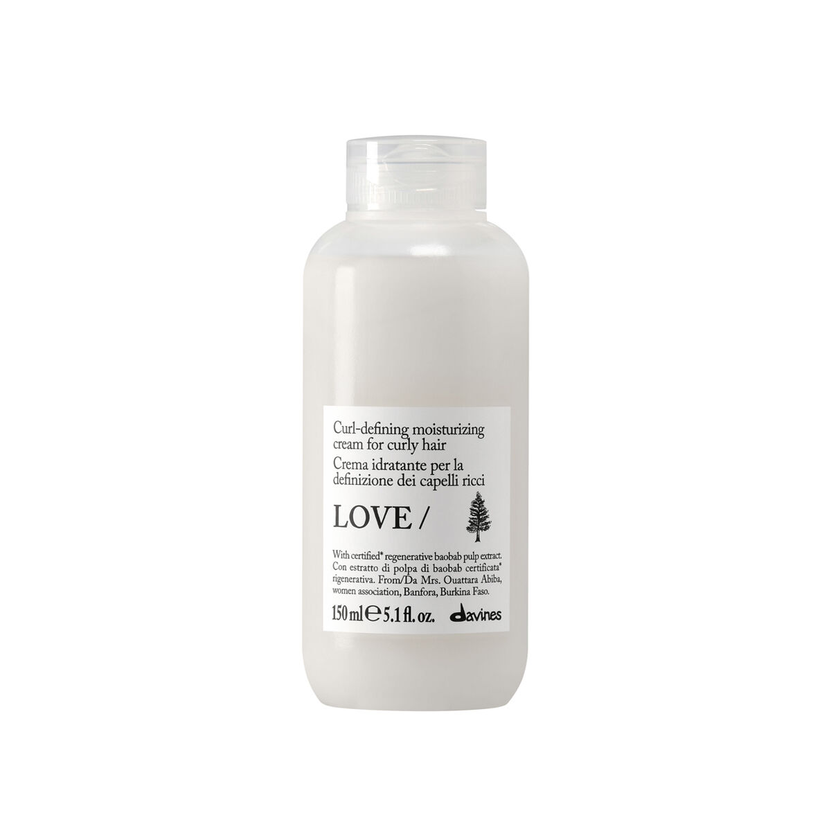 size_as_min Davines. LOVE Curl Увлажняющий крем для кудрявых и вьющихся волос 150 мл — изображение 1