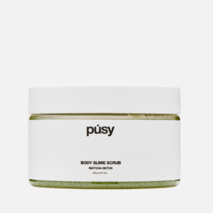 PUSY Скраб-слайм для тела Matcha detox, 250 гр